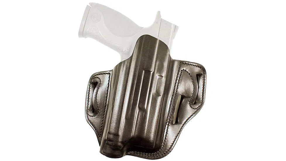 DeSantis Speed Lite Leather Holster Glock 17 22 31 Right Hand Black w/ TLR-1 or X300 Light
