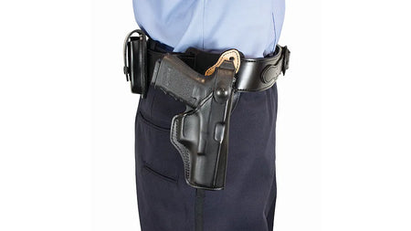 DeSantis Safety Star Glock 17/22/31 Gen 5 Leather Holster, Black, RH