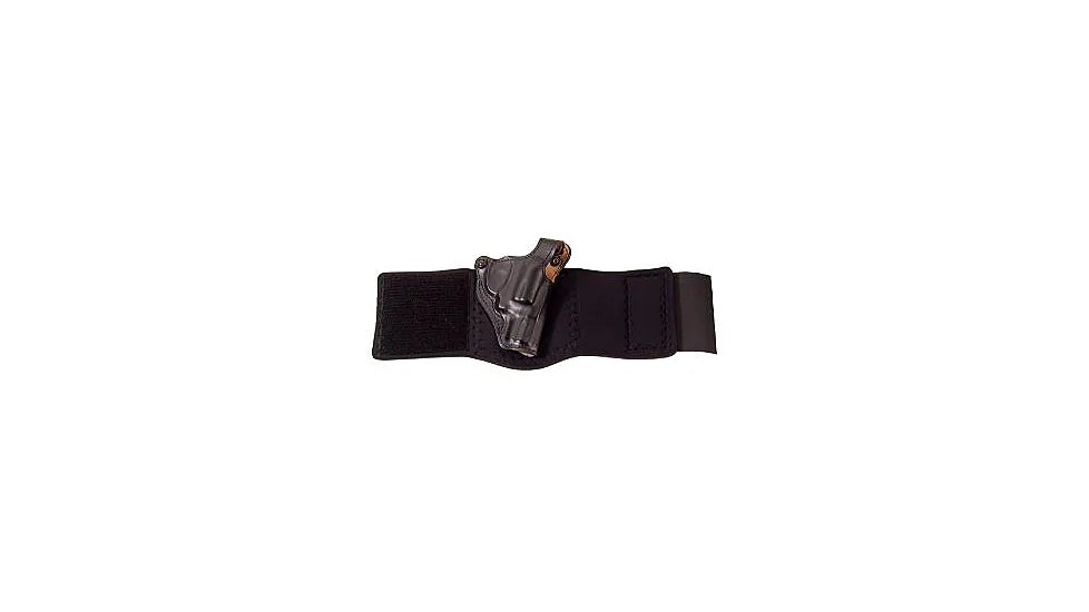 DeSantis Die Hard Black Leather Ankle Holster for SIG P238 Right Hand