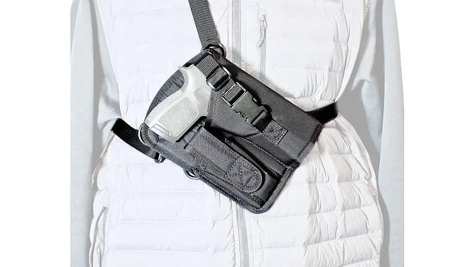 DeSantis Yukon Holster Left-Hand Nylon Black Adjustable Harness - Large Semi-Auto