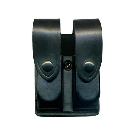 DeSantis U41 Double Mag Pouch for Glock 17/22/37 Basket Weave Nickel Snap