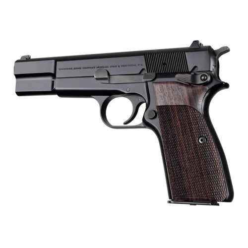 Hogue Browning Hi Power Pistol Grip Smooth Rosewood