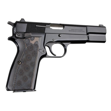 Hogue Browning Hi Power Piranha G10 GMascus Grip Panels Black-Grey