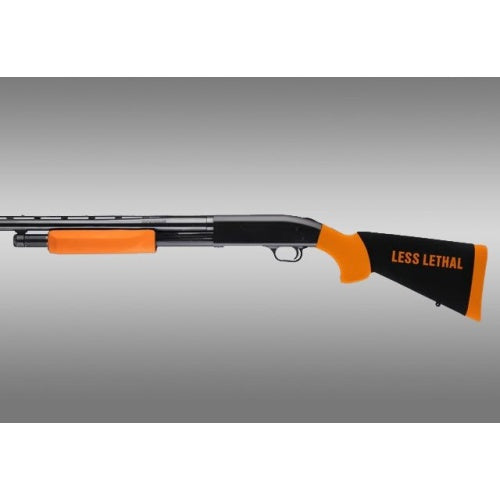 Hogue Mossberg 500 Less Lethal Orange Stock with Overmolded Forend