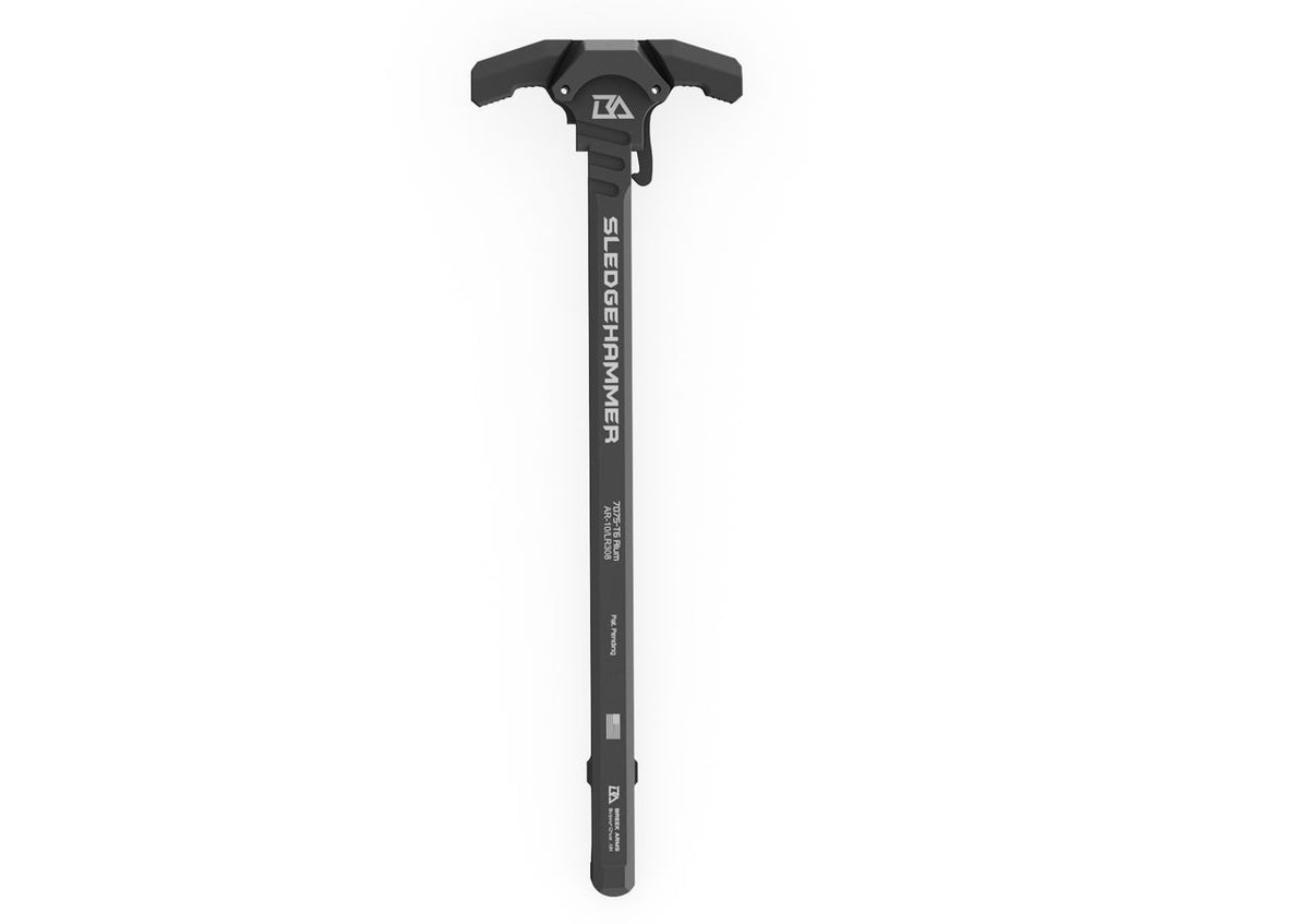 Breek Arms Sledgehammer Ambidextrous AR-10 Charging Handle Black Finish