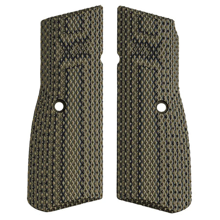 FN High Power G10 Grip Panels Dirty Olive Finish