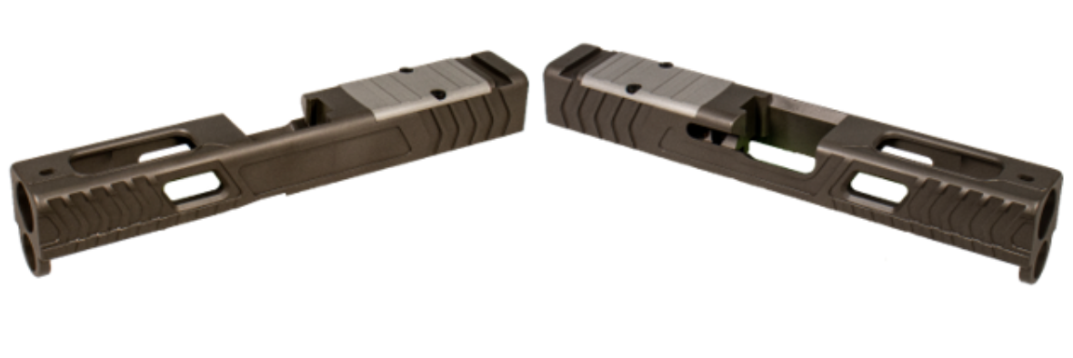 Shark Coast Greasy Black Slide for Glock 19 G3 with RMR Cut