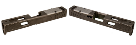 Shark Coast Greasy Black Slide for Glock 19 G3 with RMR Cut