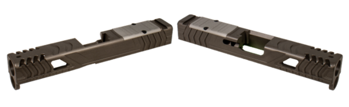 Shark Coast Method Black Slide for Glock 43X with Shield RMSc Cut
