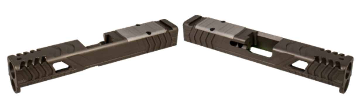 Shark Coast Method Black Slide for Glock 43X with Shield RMSc Cut