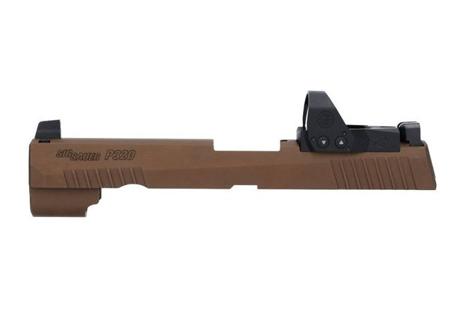 SIG Sauer P320 Pro 3.9" Slide Assembly Romeo 1 Ready Coyote Tan Finish