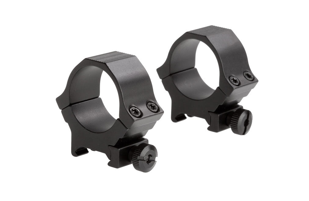 Sun Optics 30mm Med Black Sport Ring Set