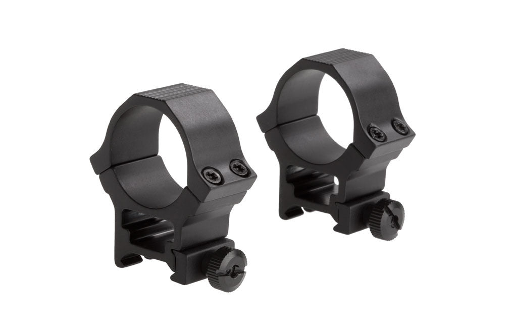 Sun Optics 30mm High Black Sport Ring Set