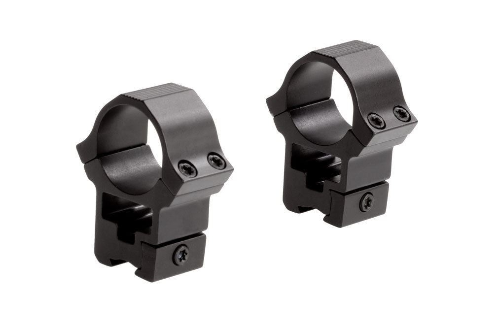 Sun Optics High 1-Inch Scope Rings 3/8" .22 Dovetail Black