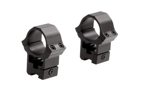 Sun Optics High 1-Inch Scope Rings 3/8" .22 Dovetail Black