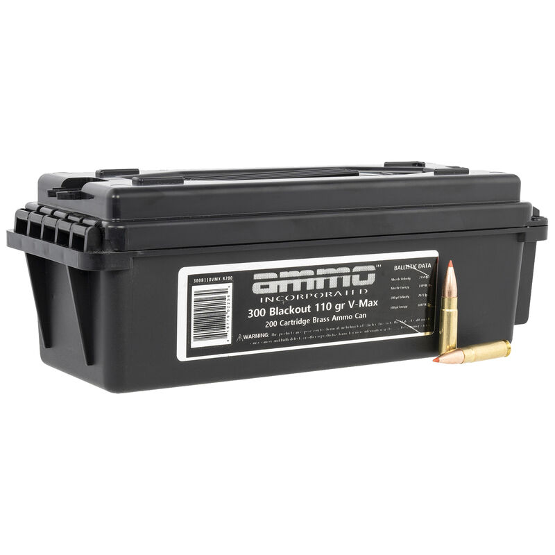 Ammo Inc Signature .300 AAC Blackout 110 grain Hornady V-Max ammunition
