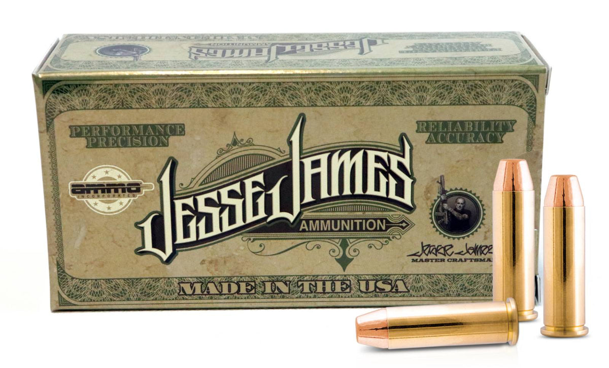 Ammo Inc JESSE JAMES .38 Special 125 grain Total Metal Jacket ammunition