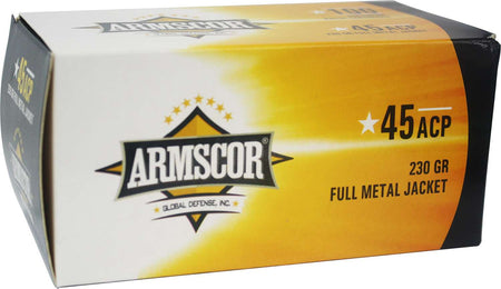 Armscor PERCISION .45 ACP/Auto 230 grain Full Metal Jacket ammunition