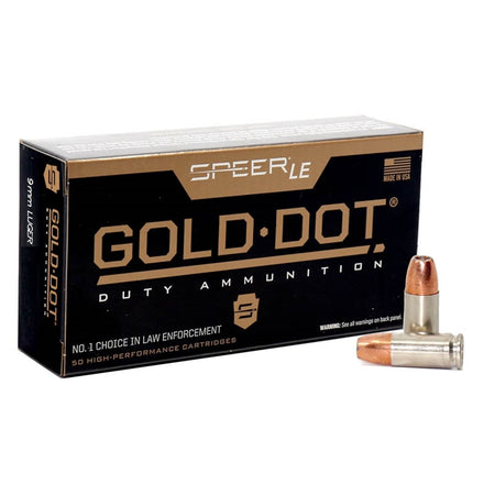 Speer Gold Dot LE Duty 9mm Luger / Parabellum 115 Gr JHP