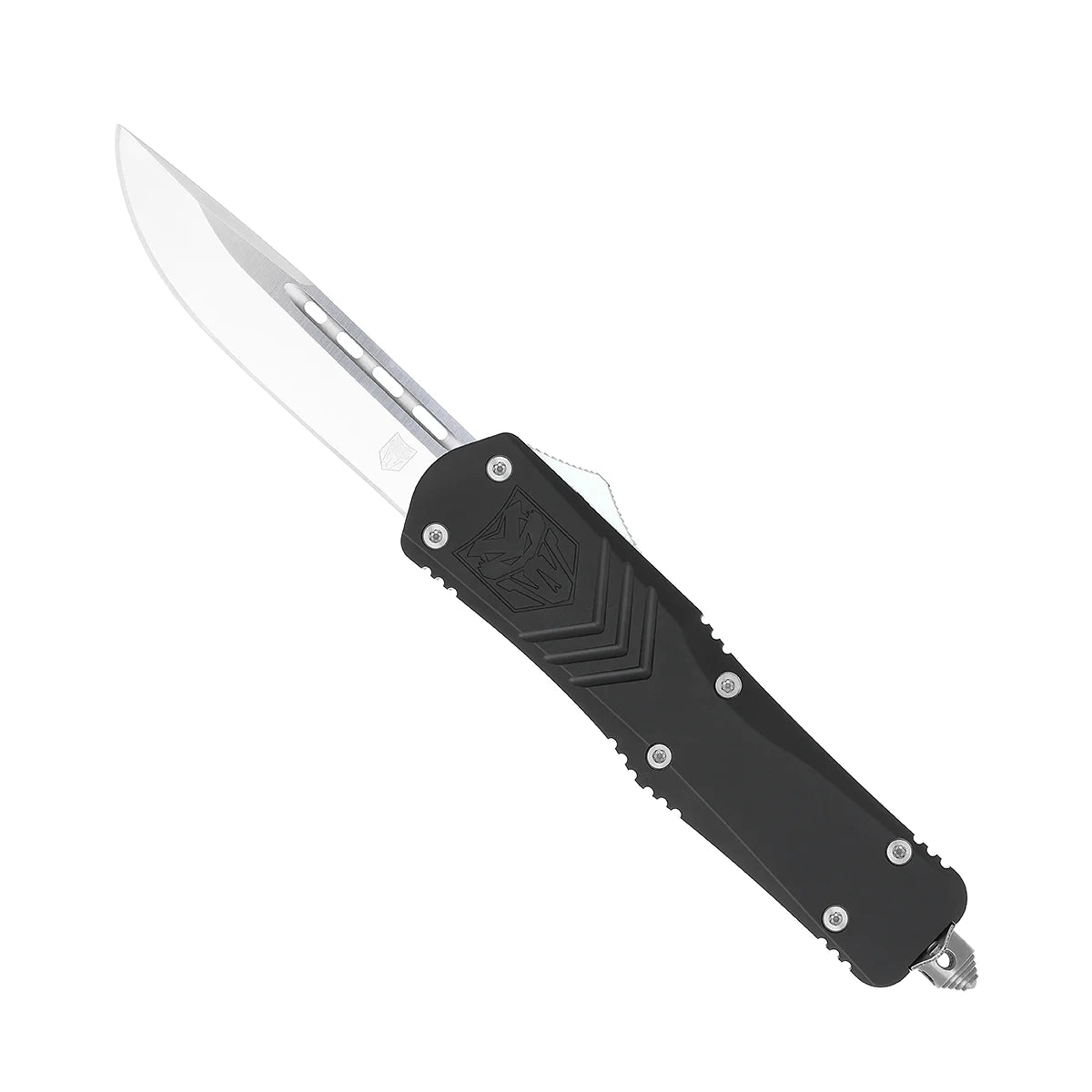 CobraTec Large Black FS-X Drop Non-Serrated OTF Blade