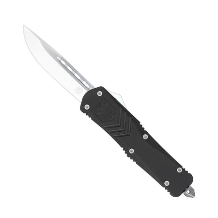 CobraTec Large Black FS-X Drop Non-Serrated OTF Blade
