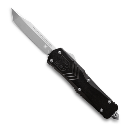 CobraTec Large Black FS-X Tanto Non-Serrated OTF Blade