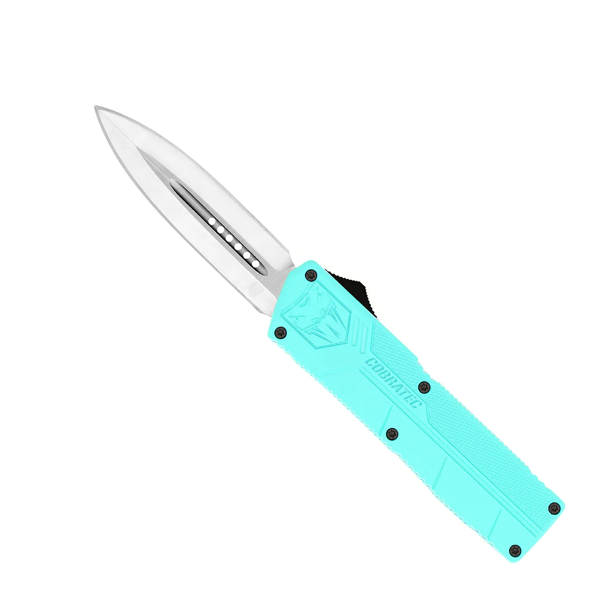 CobraTec LW Dagger Non-Serrated Knife in Tiffany Blue