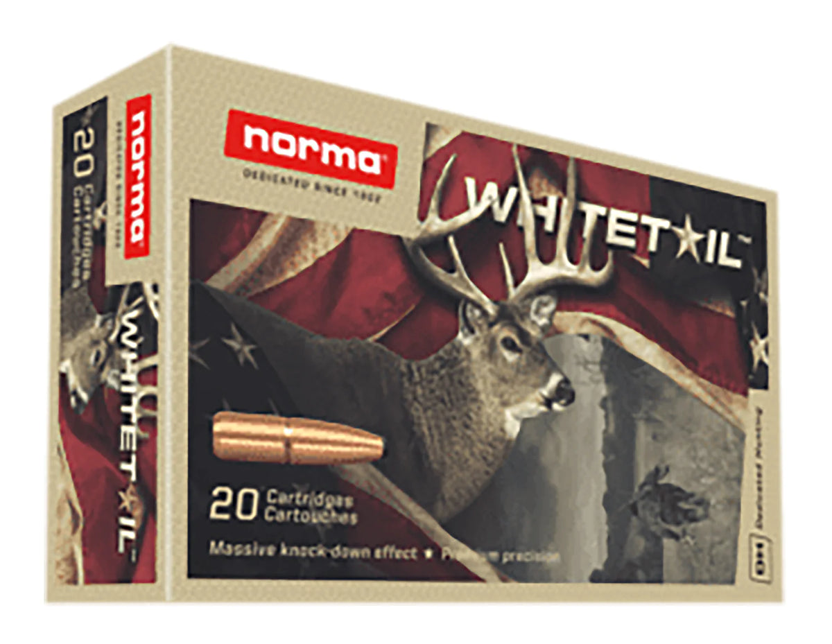 Norma WHITETAIL .243 Winchester 100 grain Pointed Soft Point ammunition