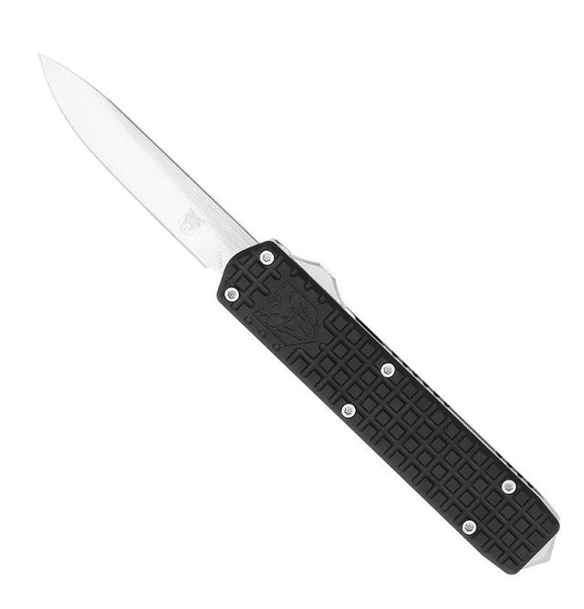 CoBRATec Warrior Small Black M390 Drop OTF Knife Non-Serrated