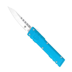 CobraTec Gentleman OTF Knife in Blue Non-Serrated