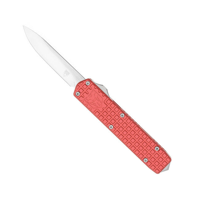 CobraTec Small Warrior Red Non-Serrated Drop Point M390 Blade