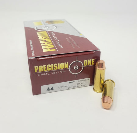 Precision One  .44 S&W Special 200 grain Full Metal Jacket ammunition