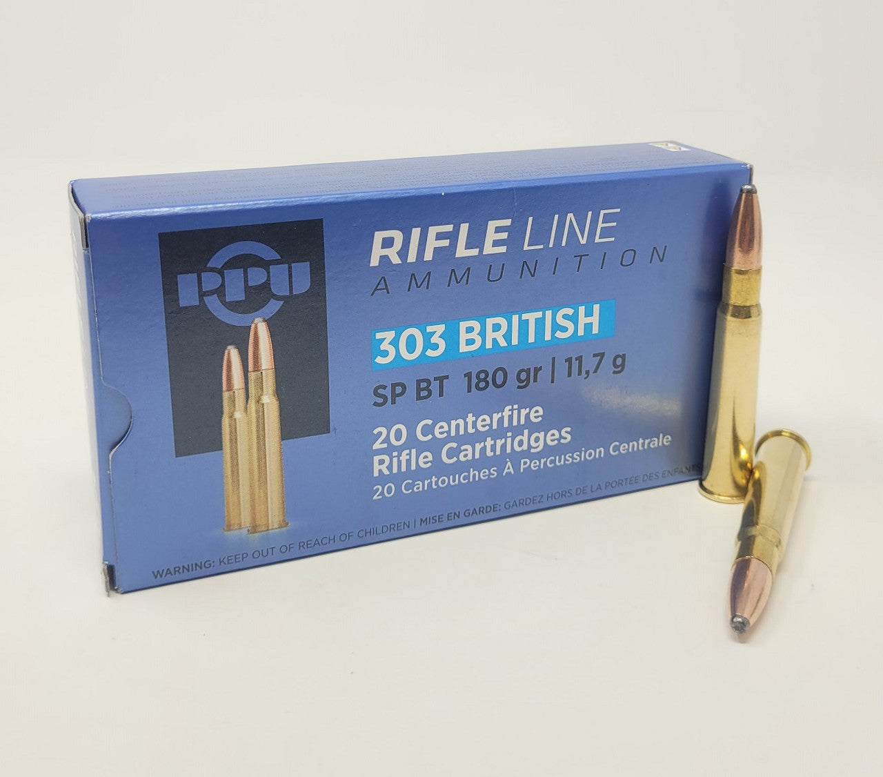 Prvi Partizan Soft Point .303 British 180 grain Jacketed Soft Point ammunition