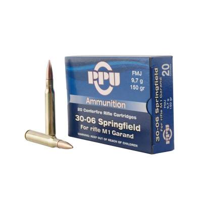 Prvi Partizan PPUCenterfire .30-06 Springfield 150 grain Full Metal Jacket ammunition