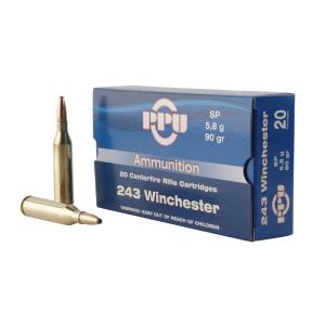 Prvi Partizan 243 WINCenterfire .243 Winchester 90 grain Soft Point ammunition