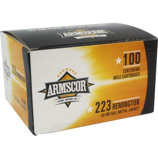 Armscor  .223 Remington 55 grain Full Metal Jacket ammunition