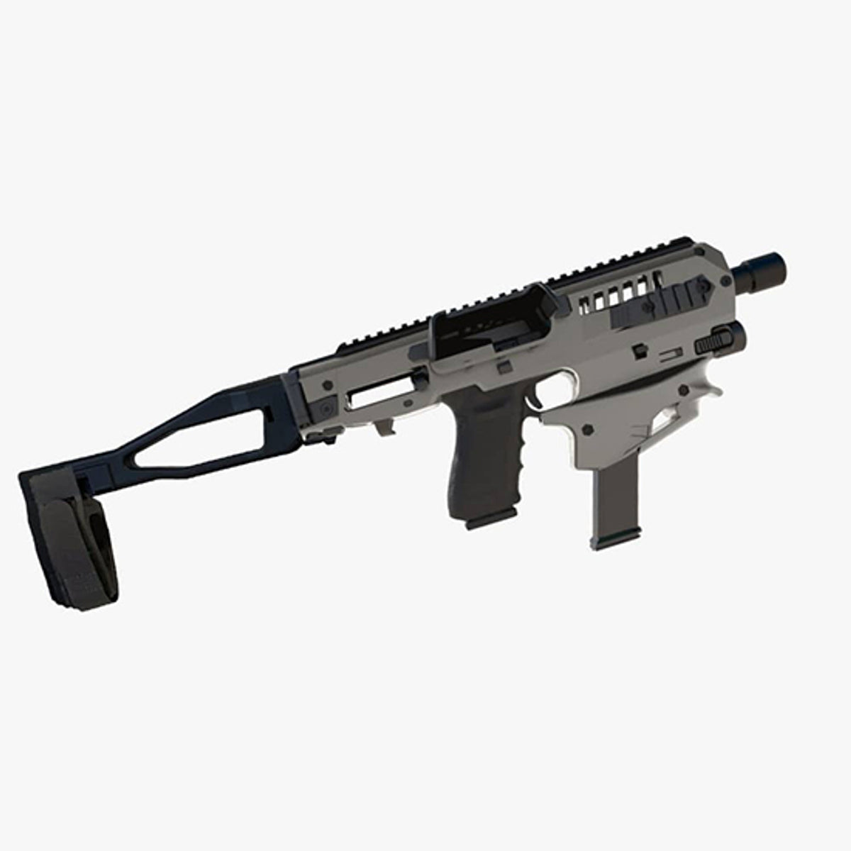 CAA Glock 34/35/41 Micro Conversion Kit in Gray