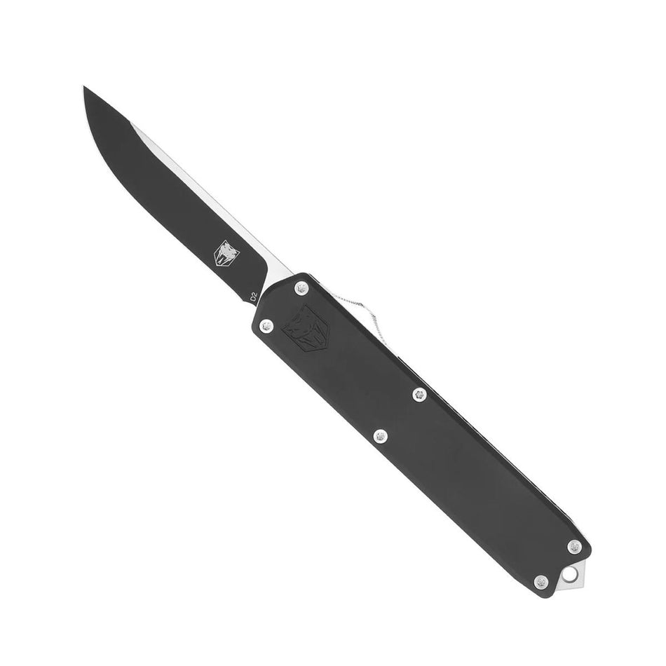 CobraTec Dominator Black Automatic OTF Pocket Knife