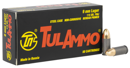 Tula  9mm Luger / Parabellum 115 Gr FMJ