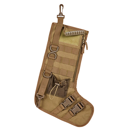 NC Star Tan Holiday Tactical Stocking with Handle 15-In x 10.5-In x 6.5-In