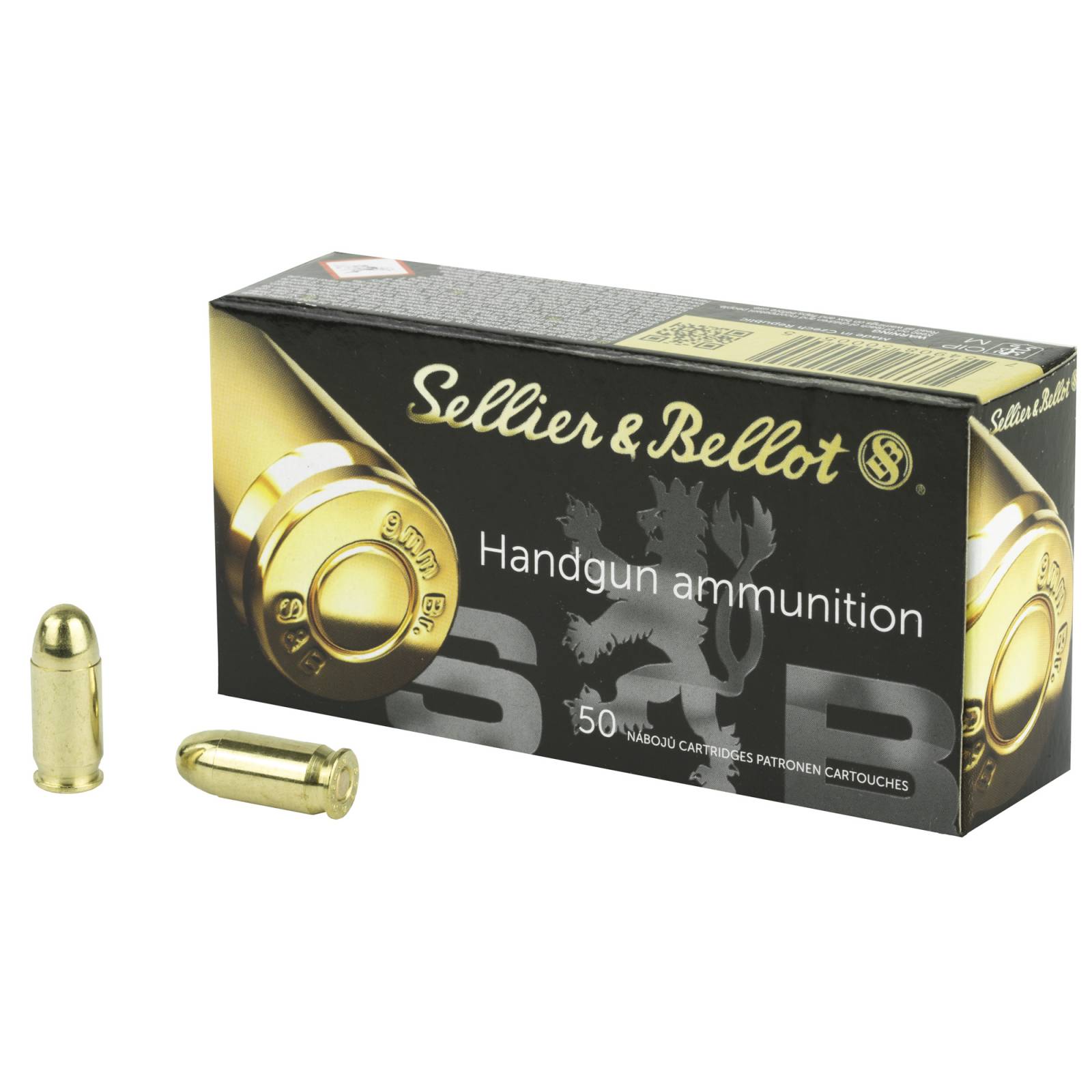 Sellier & Bellot (S&B) SB380A Handgun 380 ACP 92 gr Full Metal Jacket (FMJ)