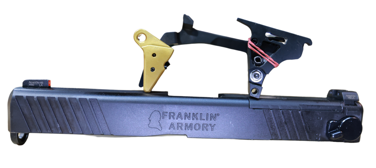 Franklin Armory Glock 17 G3 Binary Kit Gold Trigger Exclusive