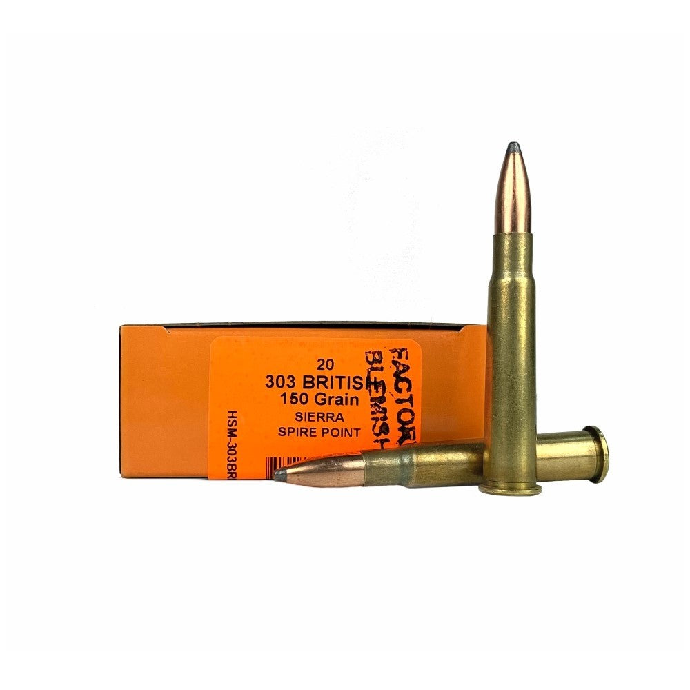 HSM  .303 British 150 grain Spire Point ammunition