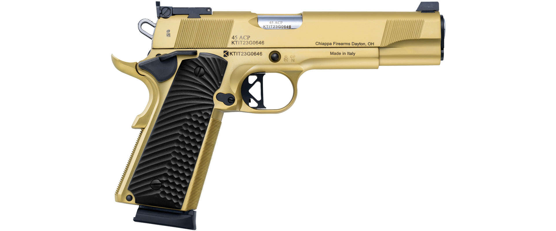 CHARLES DALY 1911 EMPIRE GRADE GOLD 45 ACP PISTOL