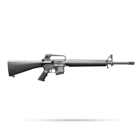 BUSHMASTER XM15A2 CAL GOLD 50TH ANNIV 556 RIFLE W/DFM MAG