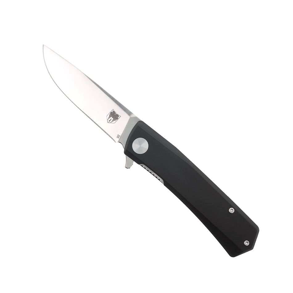 CobraTec Serpent Black G-10 Liner-Lock Folding Blade Knife