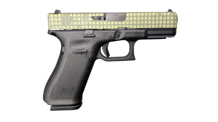 GLOCK 45 V DNC 9MM PISTOL 4" BLACK-BLK/GRN SLIDE FXD 3-17RD MAGS