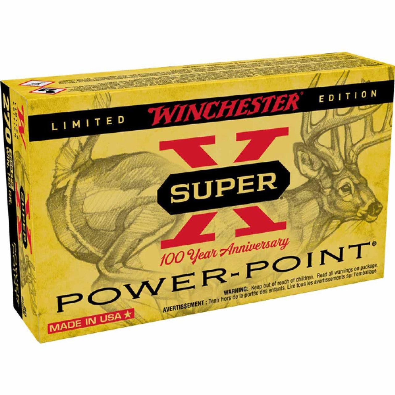 Winchester Super X 100 Year Anniversary .308 Win / 7.62x51mm 150 grain Soft Point Super-X ammunition
