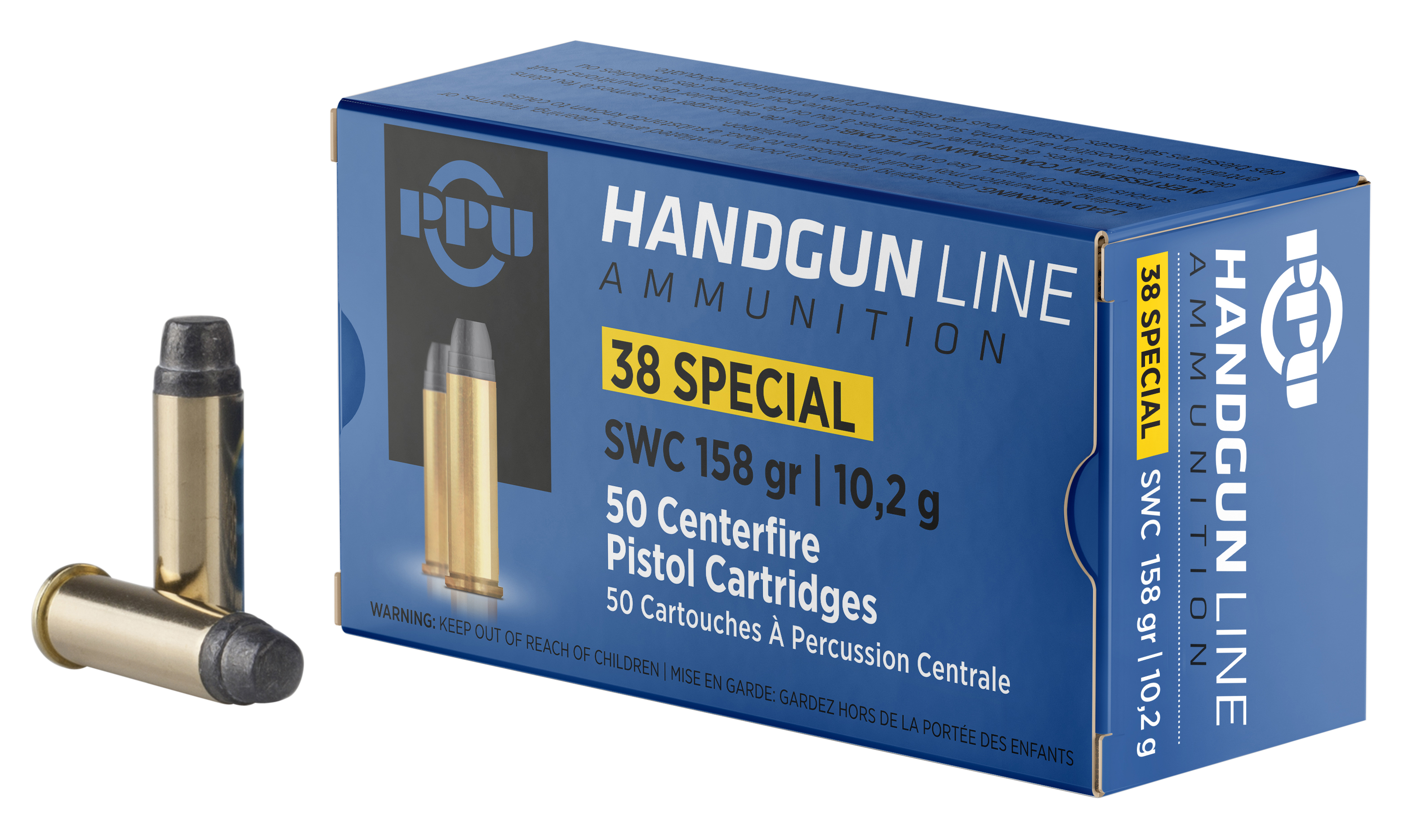 Prvi Partizan  .38 Special 158 Gr Wadcutter