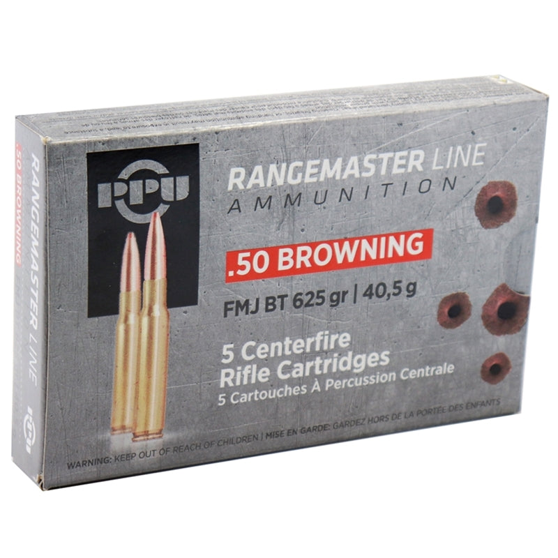 Prvi Partizan RANGEMASTER .50 BMG 625 grain Full Metal Jacket ammunition